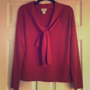 Anne Taylor red sweater